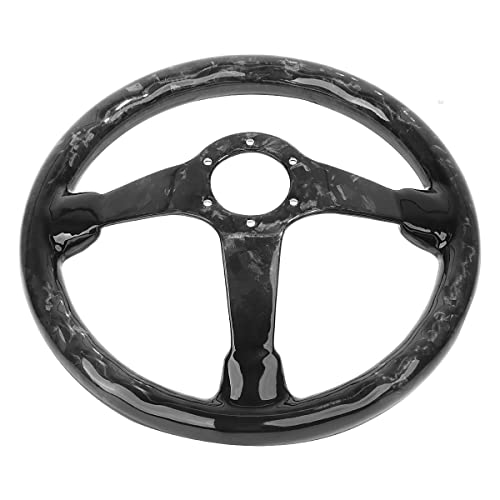 HIWOWSPORT Forged Carbon Fiber Racing Steering Wheel 14'' inch 350mm Diameter 6 Bolts - Image 6