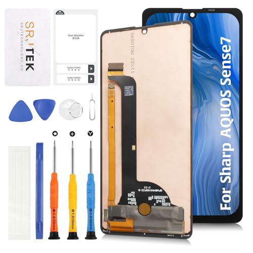 SRJTEK For Sharp AQUOS Sense7 tpl(w䂪tȂ)V[v ANIX Sense 7 SH-53C SHG10 ʌCp ^b`plZbg 6.1C` LCDfBXvC^b`XN[ fW^CU[ +C