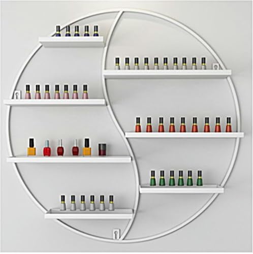 Estante de exhibición cosmético de esmalte de uñas montado en...