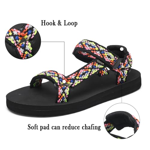 Image of Sport Walking Water Sandals for Women with Arch Support & Adjustable Straps Platform Sandals Women Height Increase