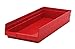 Quantum Storage QSB116RD Economy 4 in. Shelf Bin44; Red - 23.62 x 11.12 x 4 in.