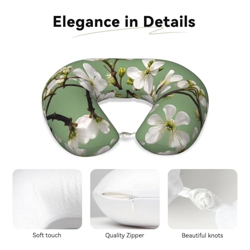 Almohada para cuello con estampado Dogwood Blossoms miniatura 4