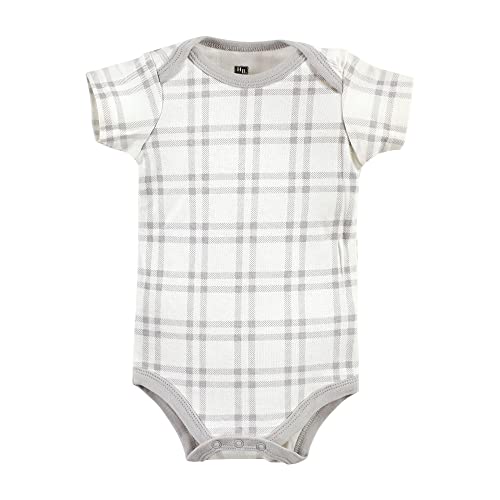 Image of Hudson Baby Girls Bodysuits Unisex Cotton Forest Animals 5-Pack, 6-9 Months, Forest Animals 5-pack, 6-9 Months US