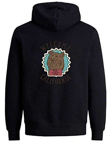 Sweat à capuche Welcome to California avec finitions de qualité supérieure