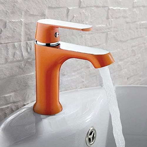 Robinet de lavabo multicolore à double commande chaud froid pour mitigeur vasque