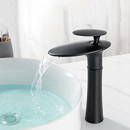 Robinet cascade de salle de bain en laiton anti-éclaboussure et anti-calcaire