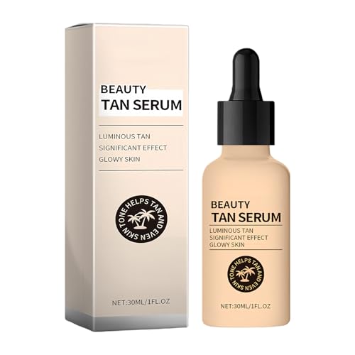 Gotas bronceadoras para la cara, líquido bronceador portátil de 30 ml, gotas autobronceadoras para mujeres, para viajes, viajes de negocios, hogar, al aire libre, escuela, novia, esposa, amiga