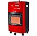 Produktbild DMS® Gasheizofen 4200W Heizgerät Gasheizung Gasheizer Infrarot Keramikbrenner inkl. Gasdruckregler Gasschlauch, Heizstrahler Gasheizgerät, Infrarot, Butan- Propangasflaschen bis 15kg [EEK A] (Rot)