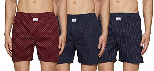 Image of Longies Men's Cotton Printed Regular Boxer Shorts