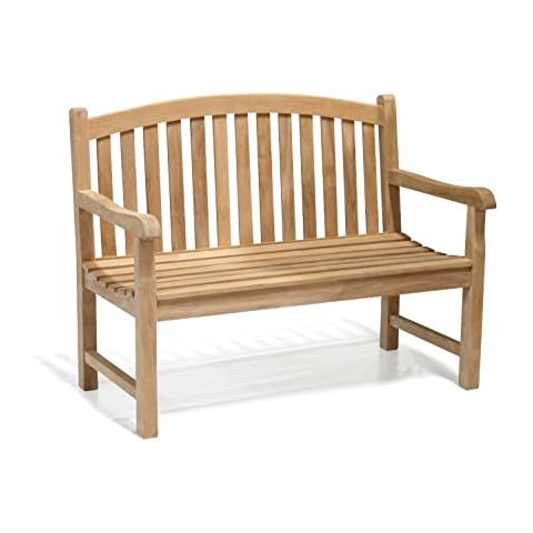 Jati Gloucester Teak Curved Back Garden Bench Cover