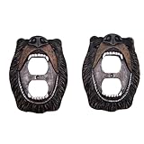 Black Bear Mouth Wall Plates, Duplex Outlet Covers, Rustic Décor, Set of 2, 5.25 Inches