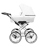 KUNERT Kinderwagen ROMANTIC retro Sportwagen Babywagen Autositz Babyschale Komplettset Kinder Wagen Set 2 in 1