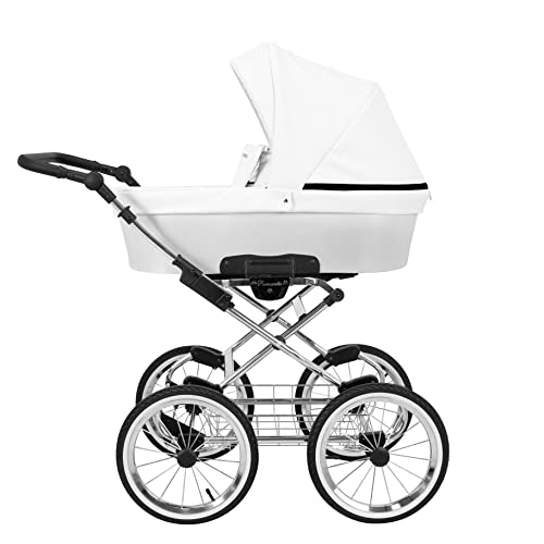 KUNERT Kinderwagen ROMANTIC retro Sportwagen Babywagen Autositz Babyschale Komplettset Kinder Wagen Set 2 in 1
