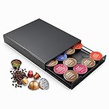 cafissimo pure schwarz HOCHWERTIGES MATERIAL - Miuly Kaffee Kapselständer aus Metall in Schwarz-Look. Das Neue verbesserte Bauweise ist leicht zu öffnen und alle Kaffeekapseln an einem Ort zu verstauen. Sortieren Sie Ihre Kapseln nach Ihren Lieblingssorten: Nespresso (Original & Vertuo) Dolce Gusto Tchibo Cafissimo Expressi Lavazza Bialetti.