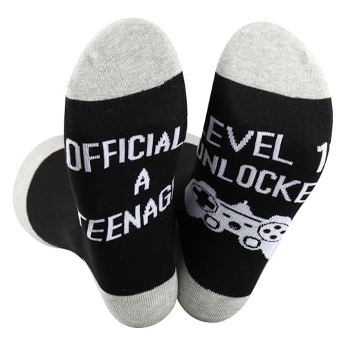 Chaussettes fantaisie de gamer pour cadeau d'anniversaire 13 ans