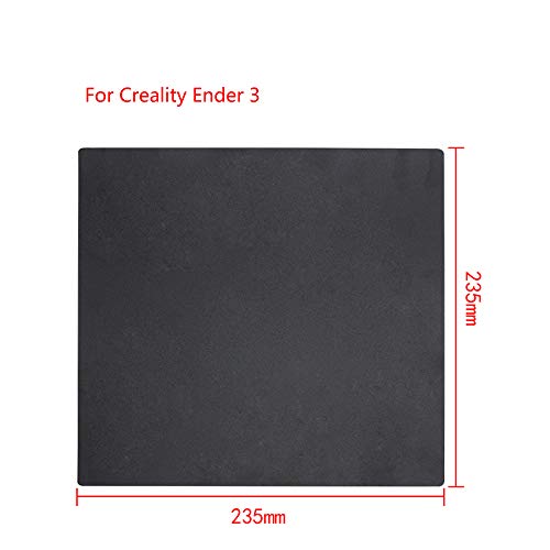 Surface de construction de l'imprimante 3D pour plaque de construction Creality Ender 3 (235x235MM) Eewolf détachable magnétique anti-déformation