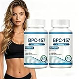 Bureebo 2PCS BPC-157 Peptide Capsule 1000MG Supports Overall Health and replenishes Energy.Gluten Free ，120 Capsules