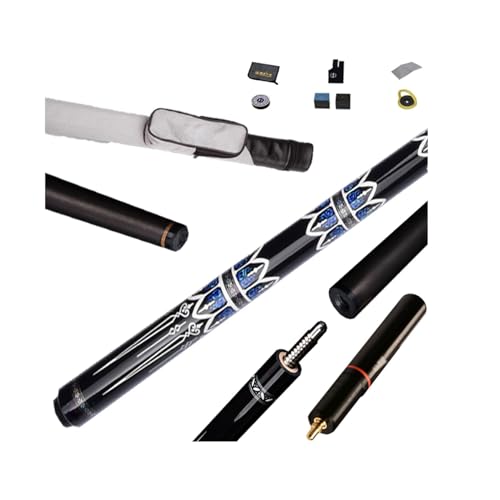Taco de Billar Pool Cue para Adultos Cabeza Grande Split Negro Carbón miniatura 1