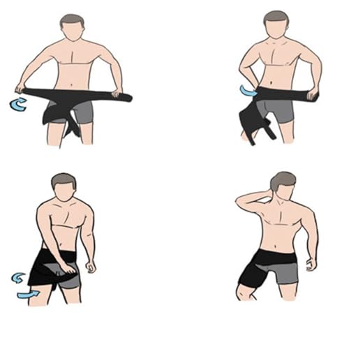 Faja compresiva ajustable para cadera y pierna Abaodam miniatura 7