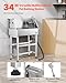 VEVOR 34 Inch Stainless Steel Dog Washing Station, Pet Grooming Tub with Hot & Cold Faucet, Showerhead, Storage Rack, No-Bend All-in-One Bathtub, Home Wash Sink, Fits Small Cats and Dogs