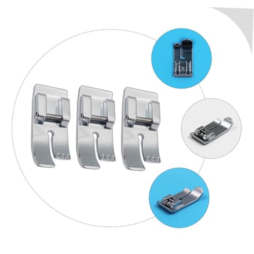 Pies para máquina de coser Veemoon metálicos 3 piezas miniatura 5