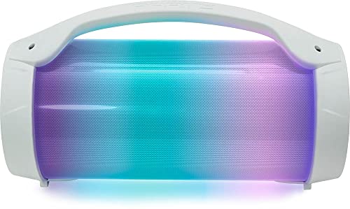 Enceinte Bluetooth portable USB AUX SD avec microphone intégré coloris blanc