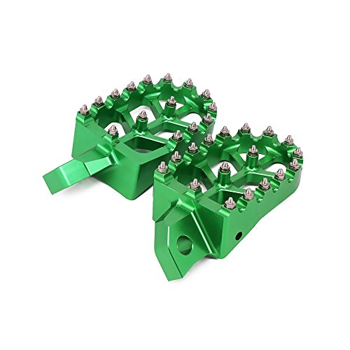Image of AnXin Footpegs Footrest Foot Pegs For KDX200 1995-2005 KDX200R 1997-2001 KDX220R 2002-2005 KDX250 1991-1994 KX125 KX250 1988-1996 KX500 1988-2004 Motorcycle