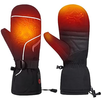 Savior Heated Gloves for Men and Women,Rechargeable Electric Heated Mittens,Suitable for Winter Outdoor Work,Skiing,Running,Hiking,etc.