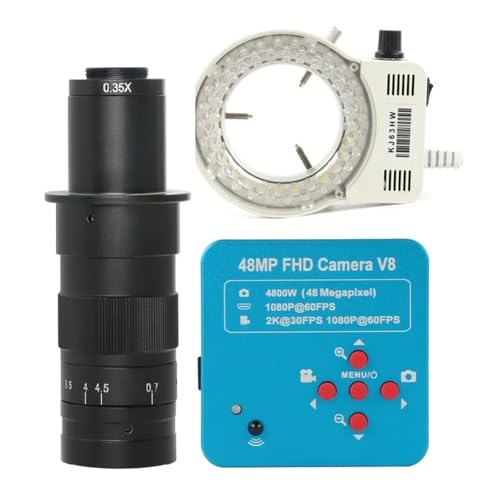 {pANZT[ 48MP 1080P 2K HDMI USB YƗpfW^rfIJ 130X Y[ C }EgY PCB C͂񂾓dqg勾(120X Lens and LED)