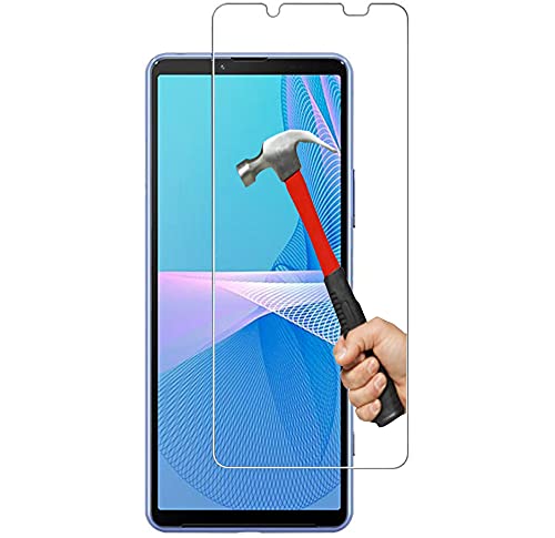 KP TECHNOLOGYXperia 10 III Tempered Glass Screen Protector Easy Bubble-Free Installation Ultra Clear HD shatterproof with 9H Hardness and Anti Fingerprint Oleo-phobic Coating fo Sony Xperia 10 III