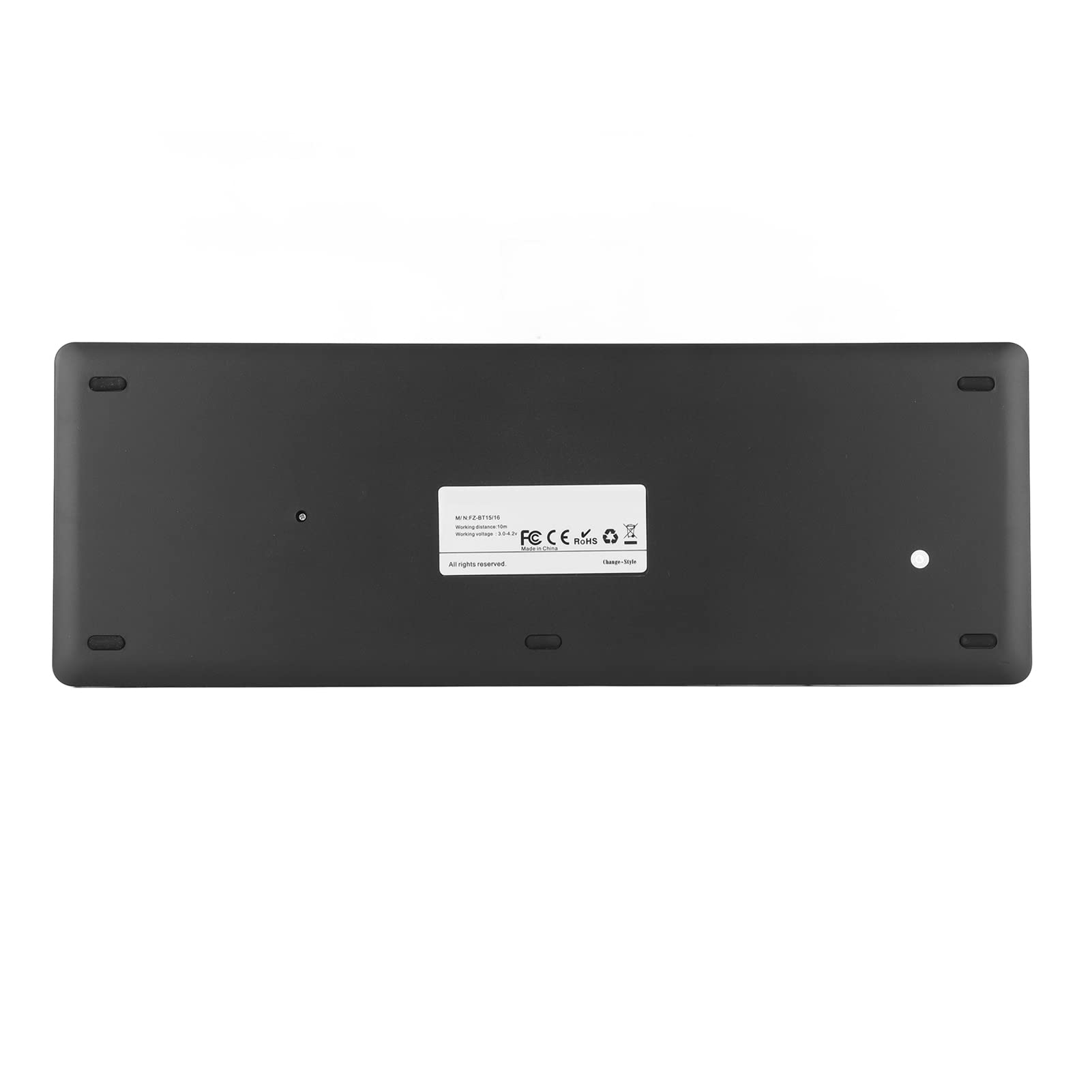 Klawiatura Touchpad, Klawiatura Bezprzewodowa Plug and Play z Touchpadem, Przenośny Rozmiar do Biura (Czarny)