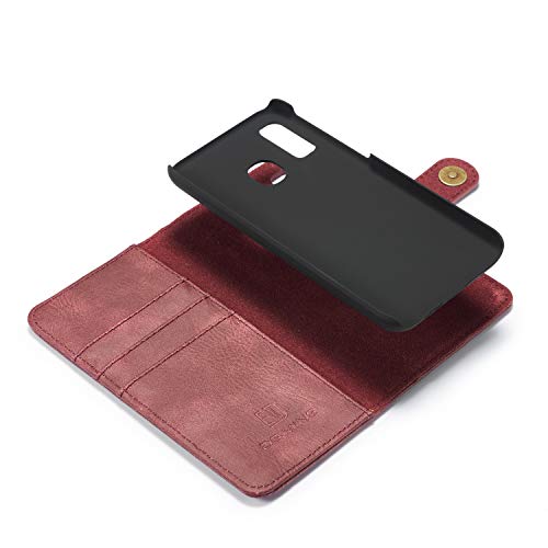 Étui portefeuille amovible pour Galaxy A40, coque antichoc 2 en 1