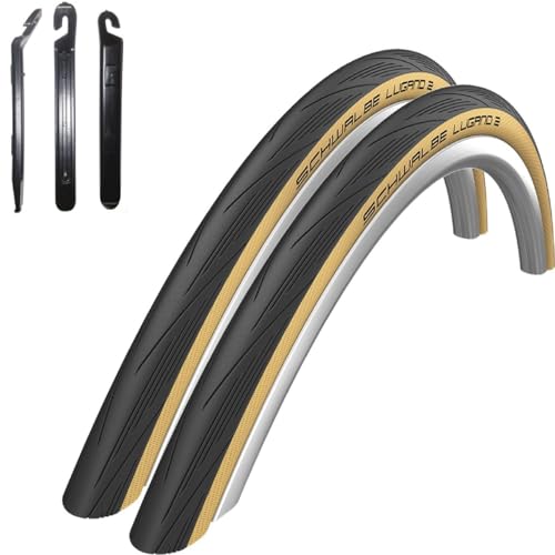 2 x Schwalbe HS471 Lugano 2 28' Rennradreifen Schwarz/Classic 700 x 25C...