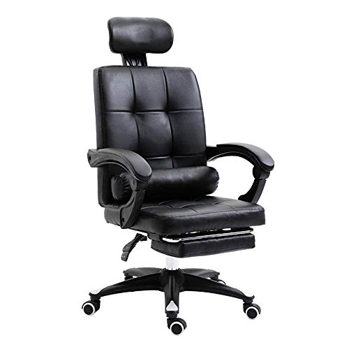 Chaise d'ordinateur pour éviter le mal de dos avec dossier haut ergonomique
