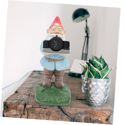 Support montre de bureau original en forme de gnome pour décoration intérieure
