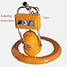 HYUIO Stand up Hair Dryer Heater,Professional Beauty Salon Equipment,Hair Salon Colour Processor,climazone,perm Machine with Wheels,Adjustable Timer Temp A Yellow