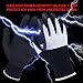 Xin Tester Electrician Insulated Gloves 400V, Electrical Work Gloves Rubber Low Voltage Resistance Non-Slip Texture Electrician Tool, Finger Tip Touch Smart Device Screen(Black)