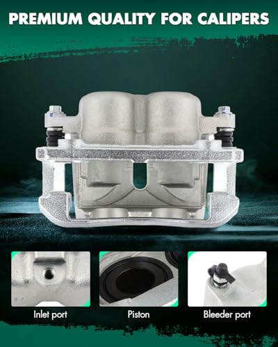 Image of SCITOO - Front Left Disc Brake Caliper Assembly w /Bracket For Ford,For Lincoln Models - For F-150 2005-2008,For Lobo 2005-2008,For Mark LT 2006-2008 18-B4975