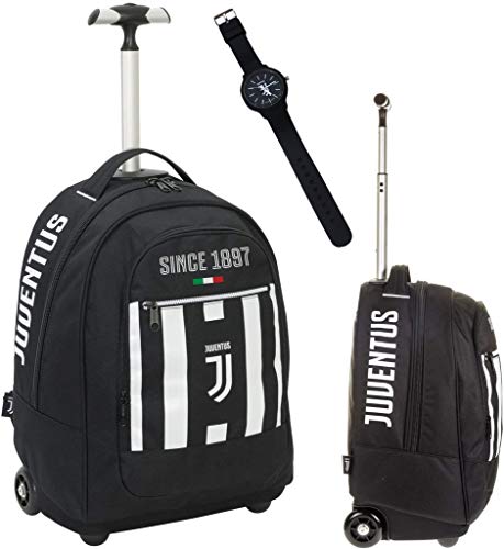 MAESTRI DEL Fútbol Mochila Trolley Oficial + Reloj F.C. Juventu Juv Escuela (Buffon, Higuain, Dybala, D.Costa, Ronaldo, DeliGT)