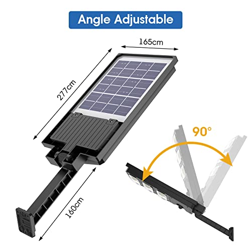 150W Solar Lights For Outside, 8000Lm Led Solar Wall Light Motion Sensor With Remote Control, 3 Modes Solar Flood Lights Lamp Outdoor For Yard, Garden, Path, Parking Lot - Ip65 Waterproof #TOP7