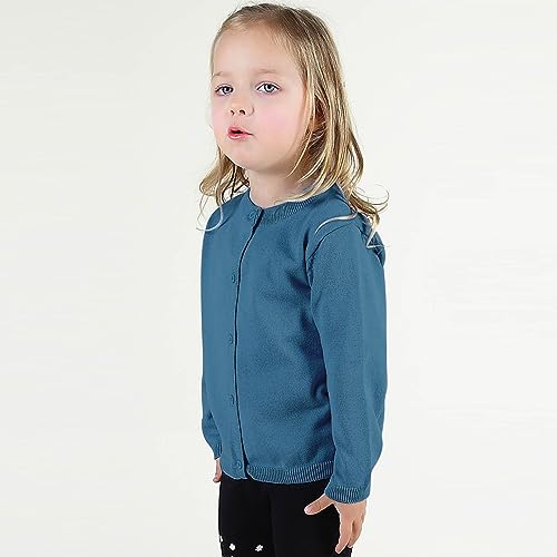 Girls Warm Jacket for Toddler Kid Boys Girls Knitted Colorful Solid Sweater Cardigan Coat Tops Christmas Coat Tops3