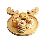 クリスマスツリーディナープレート、クリスマスサービングプラッター | クリスマスシャルキュトリーボード再利用可能なクリスマス ツリー フルーツ プレート クリスマス サービング ボード,洗えるクリスマス前菜プレート クリスマスツリープレート チーズフルーツケーキ用