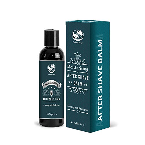 4 fl. Oz Lemongrass & Eucalyptus Aftershave Balm, Excellent Aftershave Lotion, Soothes and Moisturizes After Shaving. Takes away Dryness from skin