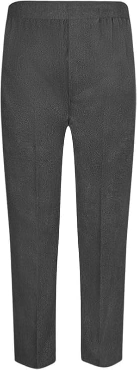 ASD Accessories Pantalones escolares ajustados para niños, sin cremallera, sin clip
