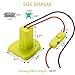Upgraded Battery Adapter Compatible for Ryobi 18V Battery Adapter All-in-one Design of The Fuse and Switch Power Tool Battery Converter Kit 14 Gauge with Fuses & Wire Terminals Green