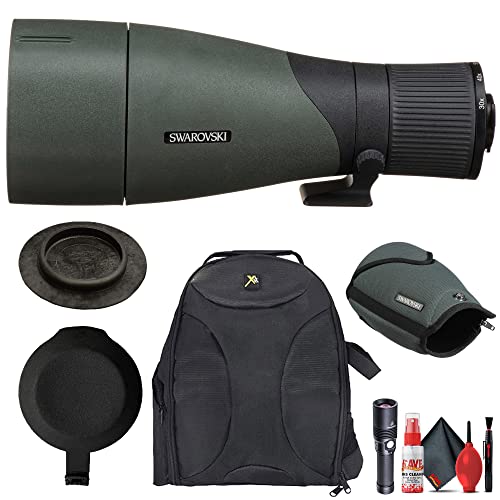 Swarovski ATX/STX/BTX 95mm Objective Lens Module with Stay-on Case, Padded Backpack, Flashlight, and Cleaning Kit for Hunting - Swarovski