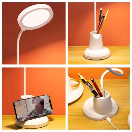 Image of Rechargeable LED Study Table Lamp with Touch Sensor