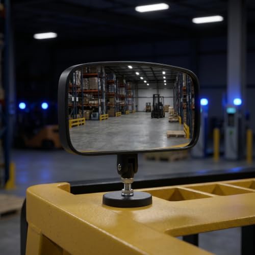 Espejo retrovisor magnético Kisangel para montacargas con visión gran angular 5