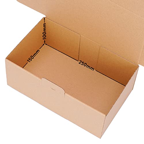 1000 Faltkartons 150x150x80 Mm – Braun, 1-wellig, Produktbild-Vorschau 2