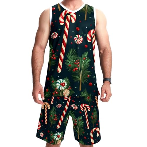 Uniforme d'équipe de Noël imprimé sucre d'orge pour vos matchs